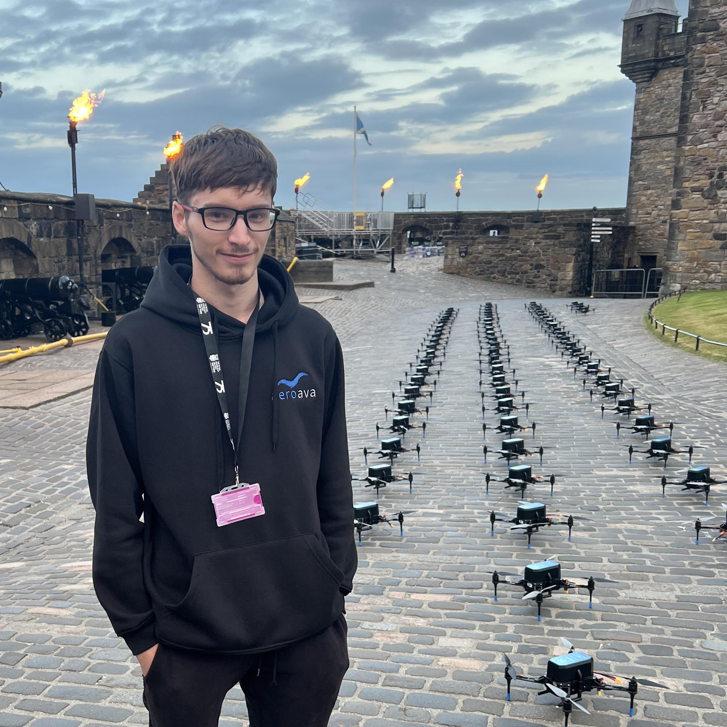 One of AeroAVA's safety observers Chris